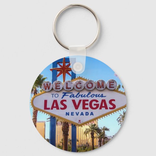 Welkom bij Las Vegas Sleutelhanger (Voorkant)