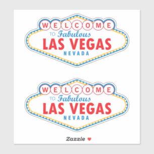 Welkom bij Las Vegas Sticker