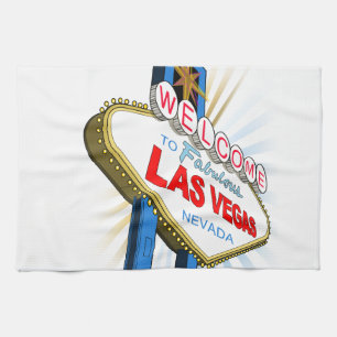 Welkom bij Las Vegas Theedoek