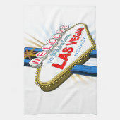 Welkom bij Las Vegas Theedoek (Verticaal)