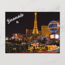 Welkom bij Las Vegas USA briefkaart