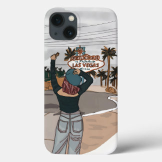 Welkom bij Lasvegas check in spot. iPhone 13 Hoesje