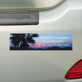 Welkom bij Los Angeles Bumpersticker (Op auto)