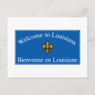 Welkom bij Louisiana - Verenigde Staten Briefkaart