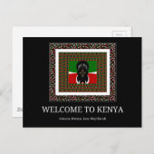 Welkom bij Magisch Kenia: Hakuna Matata Briefkaart (Voorkant / Achterkant)