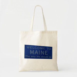 Welkom bij Maine Sign Tote Bag