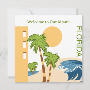 Welkom bij Miami Florida Kaart