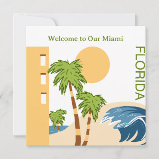 Welkom bij Miami Florida Kaart