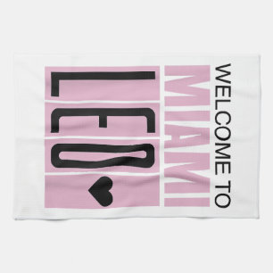 Welkom bij Miami Leo 10 - GOAT Theedoek
