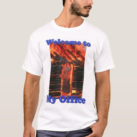 Welkom bij Mijn Kantoor T-shirt (Voorkant)