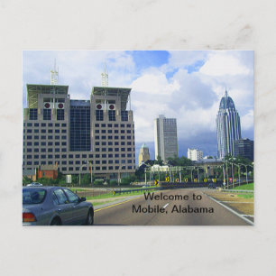 Welkom bij Mobile, Alabama Briefkaart