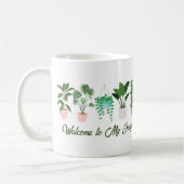 Welkom bij My Oerwoud Funny Plant Lover Design Koffiemok (Links)