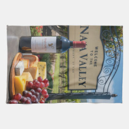Welkom bij Napa Valley Wine & Cheese Theedoek
