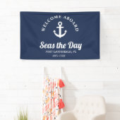 Welkom bij Nautical Boat Name Spandoek (Insitu)