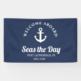 Welkom bij Nautical Boat Name Spandoek