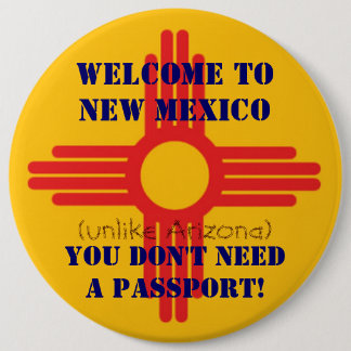 Welkom bij New Mexico, knop Ronde Button 6,0 Cm