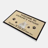 Welkom bij Oliver's House Cat Live hier ook Deurmat (Schuin)