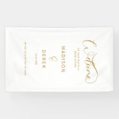 Welkom bij ons gelukkig einde! spandoek (Horizontaal)