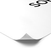 Welkom bij ons gelukkig ooit na Silver Sign Poster (Hoek)