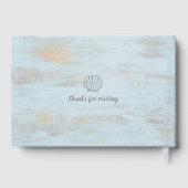 Welkom bij ons huis met vakantie gastenboek (Achterkant)