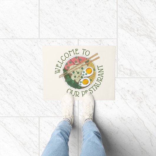Welkom bij ons restaurant Ramen Noodles Japans Deurmat (Binnen)