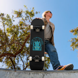 WELKOM BIJ ONS SPOOKHUIS Grappig Halloween Skateboard