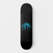 WELKOM BIJ ONS SPOOKHUIS Grappig Halloween Skateboard (Voorkant)