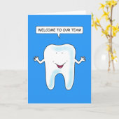 Welkom bij ons tandteam kaart (Gele Bloem)