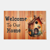 Welkom bij ons thuis deurmat (Voorkant)