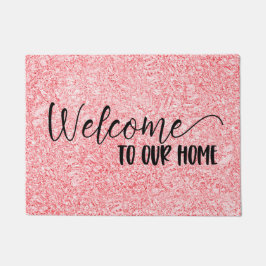 Welkom bij ons thuis | Roos Roze Deurmat