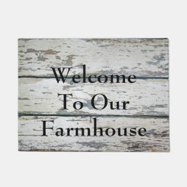 Welkom bij onze boerderij deurmat