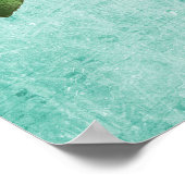 Welkom bij onze bruiloft Rode Roos Poster (Hoek)