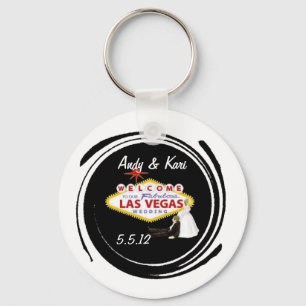 Welkom bij onze Fabulous Las Vegas Wedding Persona Sleutelhanger