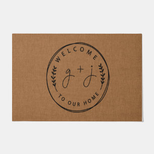 Welkom bij onze huisdeurmat, home decor deurmat