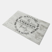 Welkom bij onze huisfamilie, kijk deurmat (Schuin)