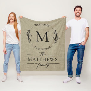 Welkom bij onze huisstijl Farmhouse Fleece Deken