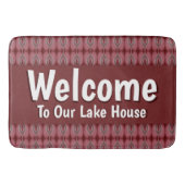Welkom bij onze Lake House Deur Mat (Voorkant)