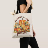 Welkom bij Onze Patch – Cosy Pumpkin Patch Draagtas (Dichtbij)