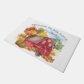 Welkom bij onze Patch | Herfst Pompoen Boerderij Deurmat (Schuin)