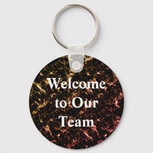 Welkom bij onze team Gouden Business Professional Sleutelhanger