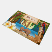 Welkom bij onze Tiki Bar Deurmat (Schuin)