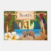 Welkom bij onze Tiki Bar Deurmat (Voorkant)