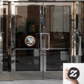 Welkom bij Our Lake House Raamsticker (Kantoordeur)