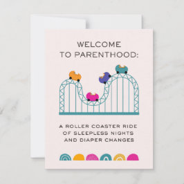 WELKOM BIJ PARENTHOOD ROLLER ONDERZETTER FEESTDAGENKAART