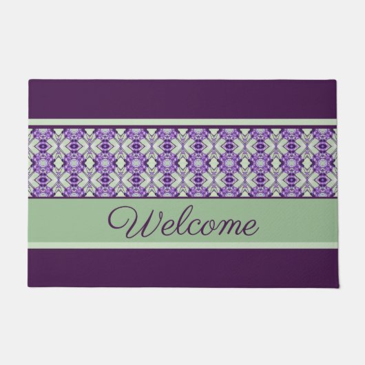Welkom bij Purples Deurmat (Voorkant)