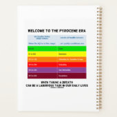 Welkom bij Pyrocene Era Air Quality Index Geek Planner (Achterkant)