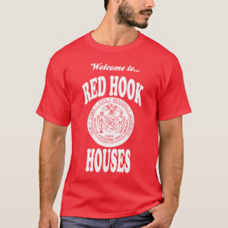 Welkom bij Red Hook Houses - White Print T-shirt