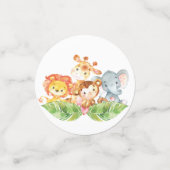 Welkom bij Safari Oerwoud Baby shower Confetti (Kleine voorkant)