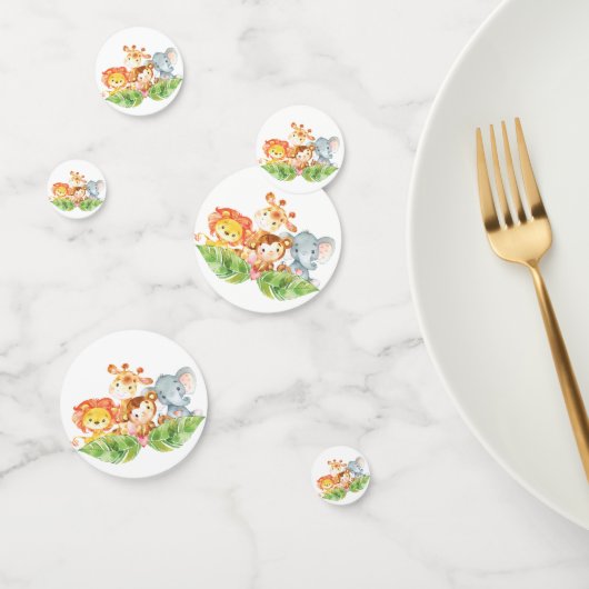 Welkom bij Safari Oerwoud Baby shower Confetti (Groep)