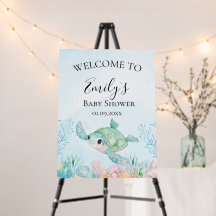 Welkom bij Sea Turtle Baby Shower